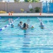 Combat Center Swim Team conducts swim practice at the Training Tank