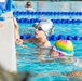 Combat Center Swim Team conducts swim practice at the Training Tank