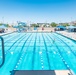 Combat Center Swim Team conducts swim practice at the Training Tank