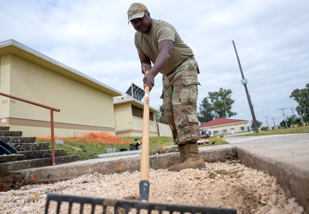 446th CES works projects at Moron Air Base