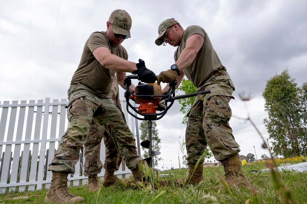 446th CES Moron Air Base projects