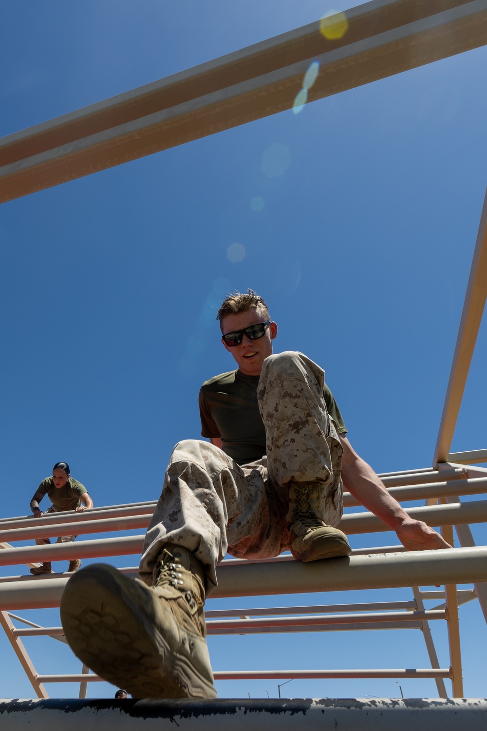 Air Control Training Squadron completes obstacle course