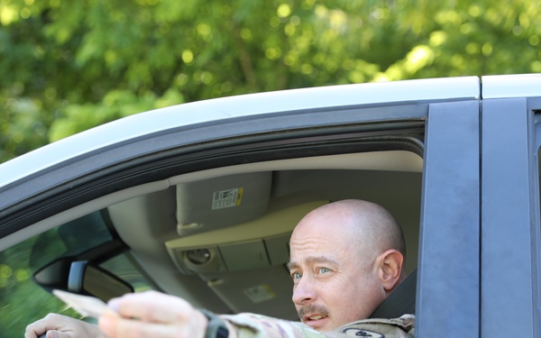 301st HHD finishes their annual training with training on hasty checkpoints