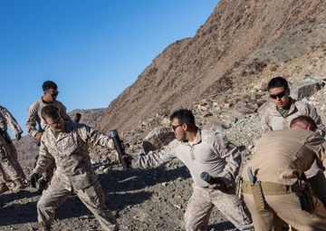 Explosive Ordnance Disposal team set off unexploded ordnance