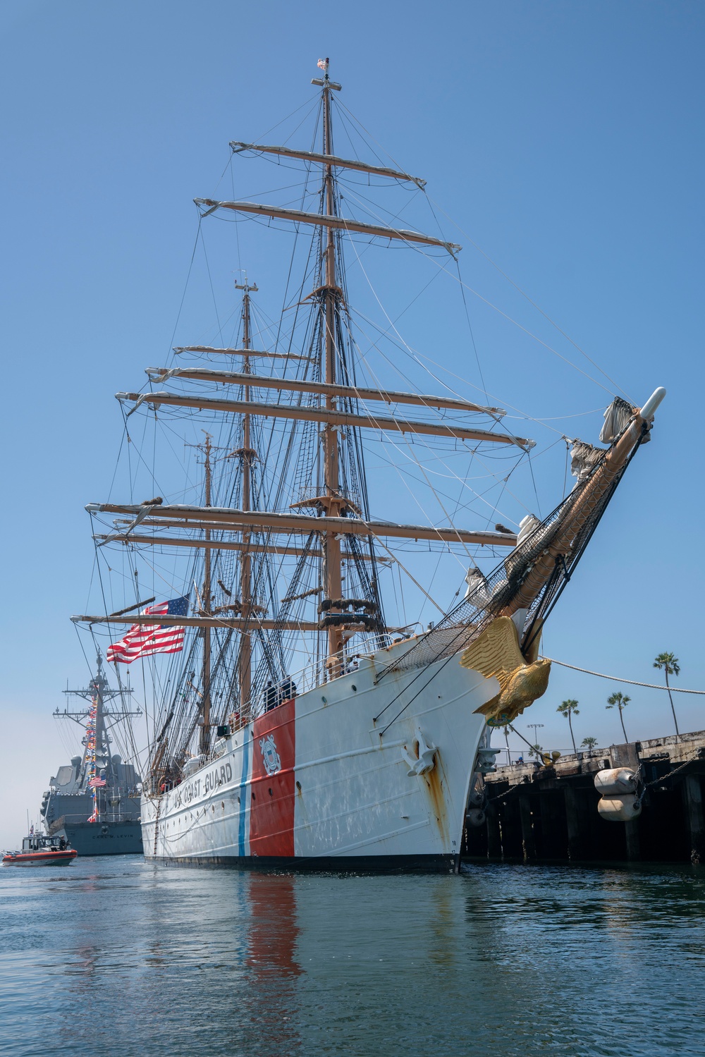 USCGC Eagle arrives in Los Angeles for LA Fleet Week