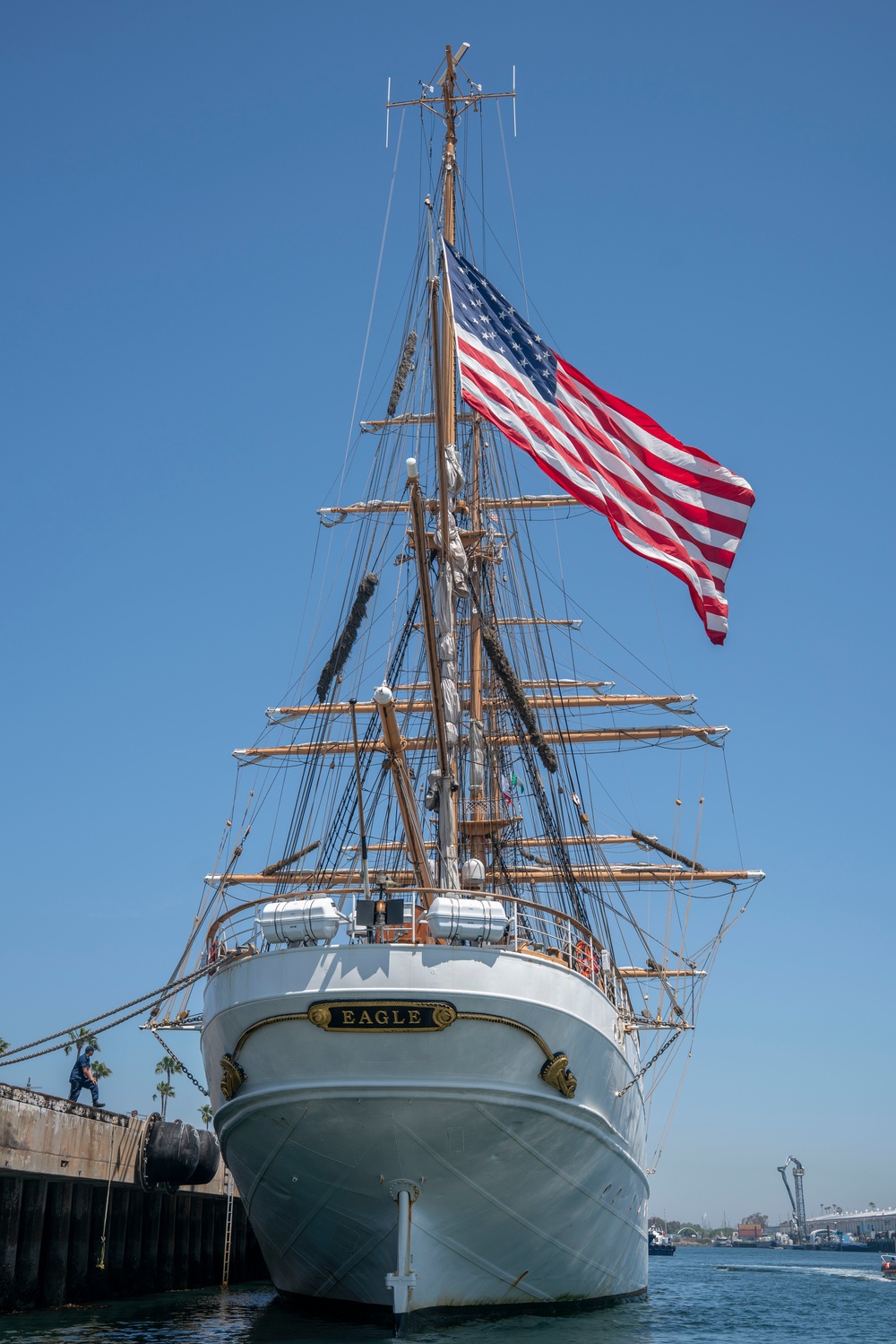 USCGC Eagle arrives in Los Angeles for LA Fleet Week