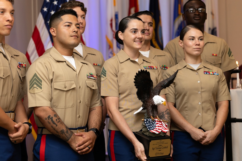 Blount Island Marine Earns Clay County Military Excellence Award