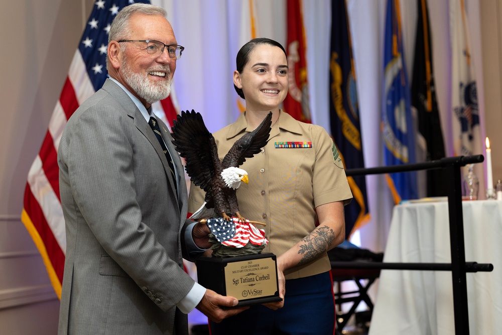 Blount Island Marine Earns Clay County Military Excellence Award