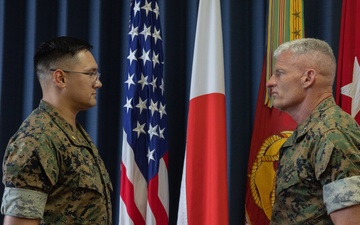 Major Evers Receives Navy and Marine Corps Achievement Medal