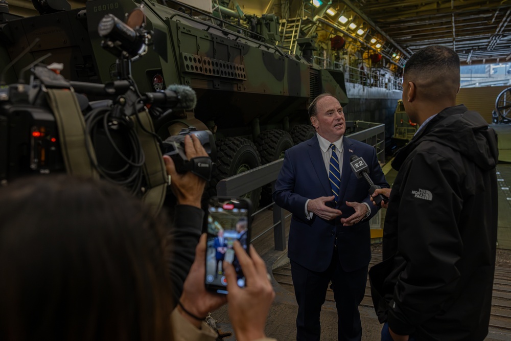 Fleet Week New York 2025: Secretary of the Navy Visit
