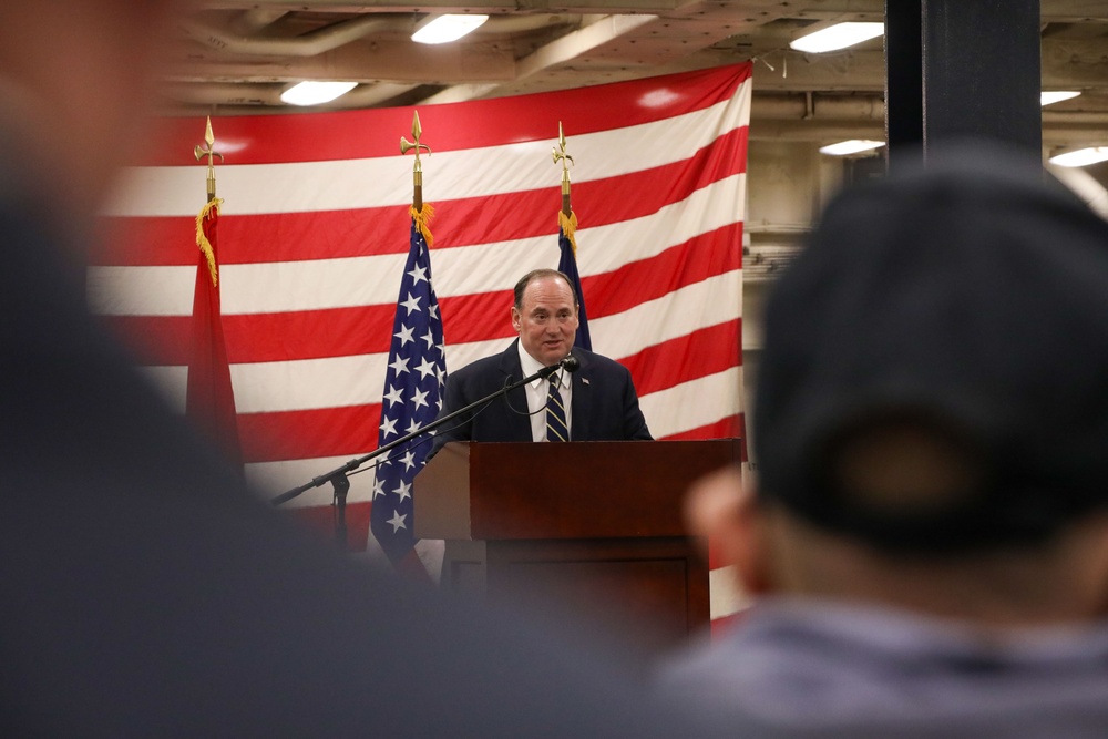 USS New York Hosts Welcome Reception