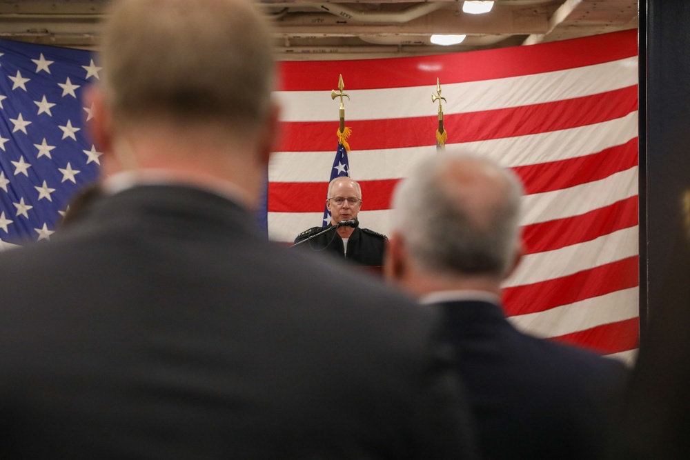 USS New York Hosts Welcome Reception