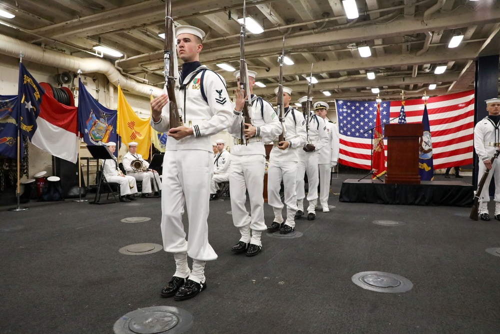 USS New York Hosts Welcome Reception