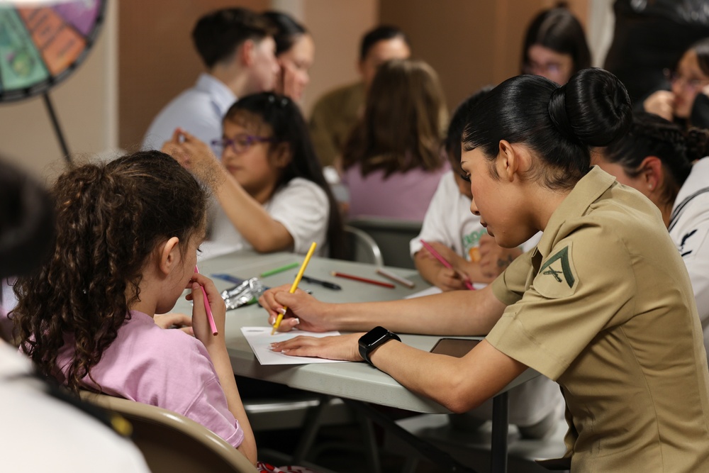 Armed Forces Visit Girl Scouts Troop 6000