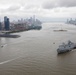 USS New York arrives to Fleet Week New York 2025