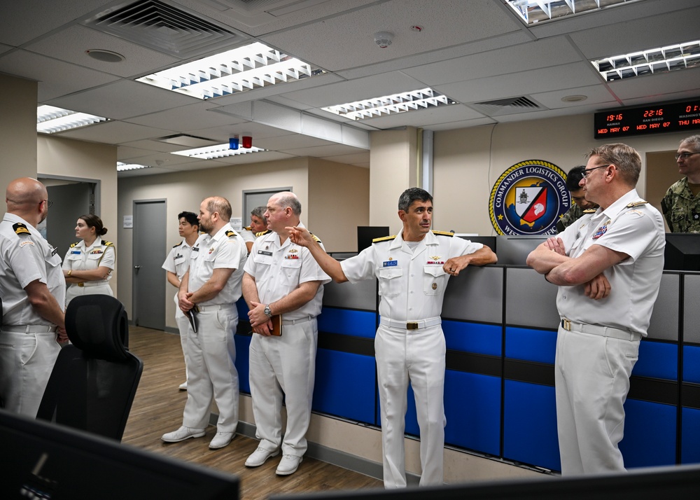Rear Adm. S.M. Waddell Visits COMLOG WESTPAC