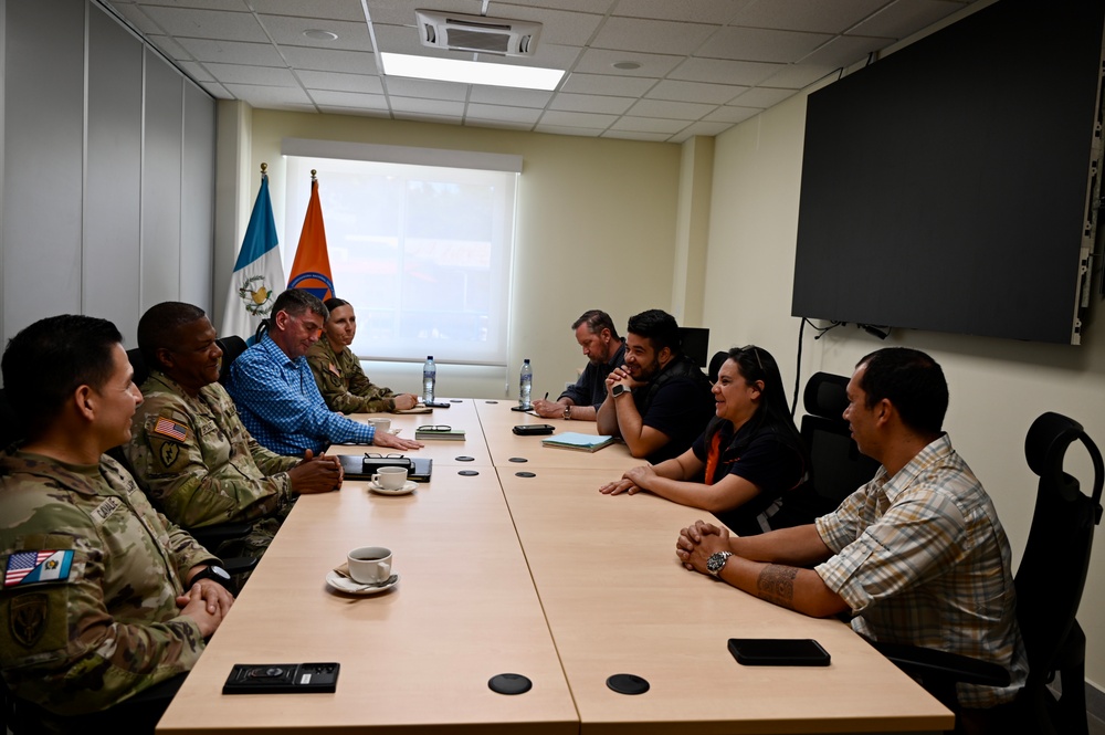 CENTAM Guardian 25 exercise leadership visit CONRED
