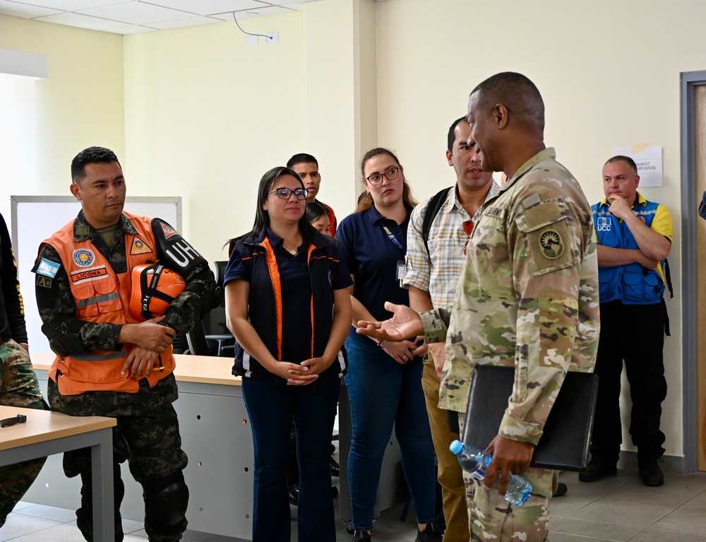 CENTAM Guardian 25 exercise leadership visit CONRED