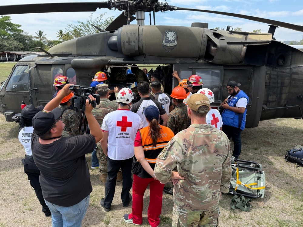 Members exercise humanitarian assistance/disaster response procedures during CENTAM Guardian 25