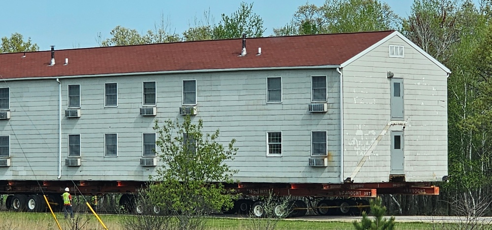 Fifth World War II-era barracks moved at Fort McCoy in May 2025; completes historical effort to save 80-year-old buildings