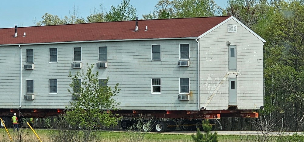 Fifth World War II-era barracks moved at Fort McCoy in May 2025; completes historical effort to save 80-year-old buildings