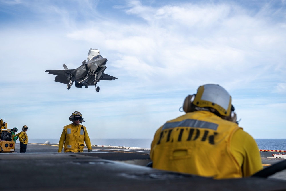USS America (LHA 6) Conducts Flight Operations