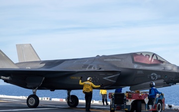 USS America (LHA 6) Conducts Flight Operations