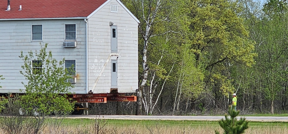 Fifth World War II-era barracks moved at Fort McCoy in May 2025; completes historical effort to save 80-year-old buildings