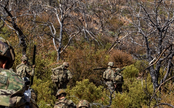 Aerial supply drop supports NMNDA sign installation