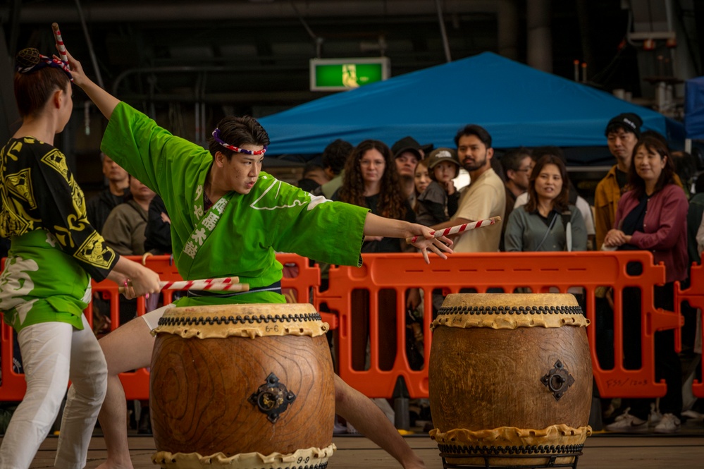Yokota Samurai &amp; Hachioji Jinba Taiko Friendship Festival 2025 Performance
