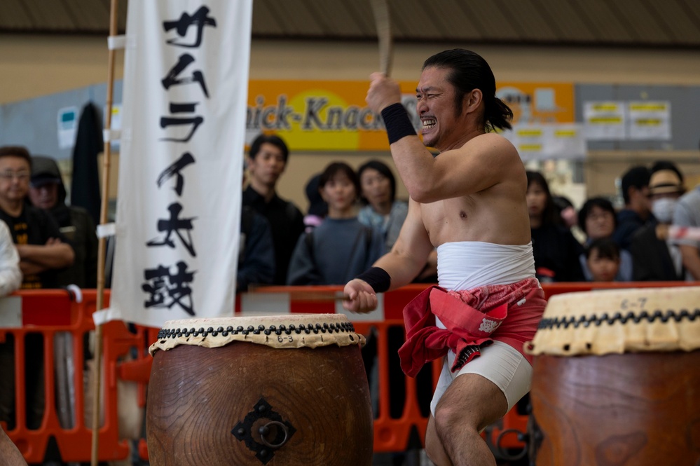Yokota Samurai &amp; Hachioji Jinba Taiko Friendship Festival 2025 Performance