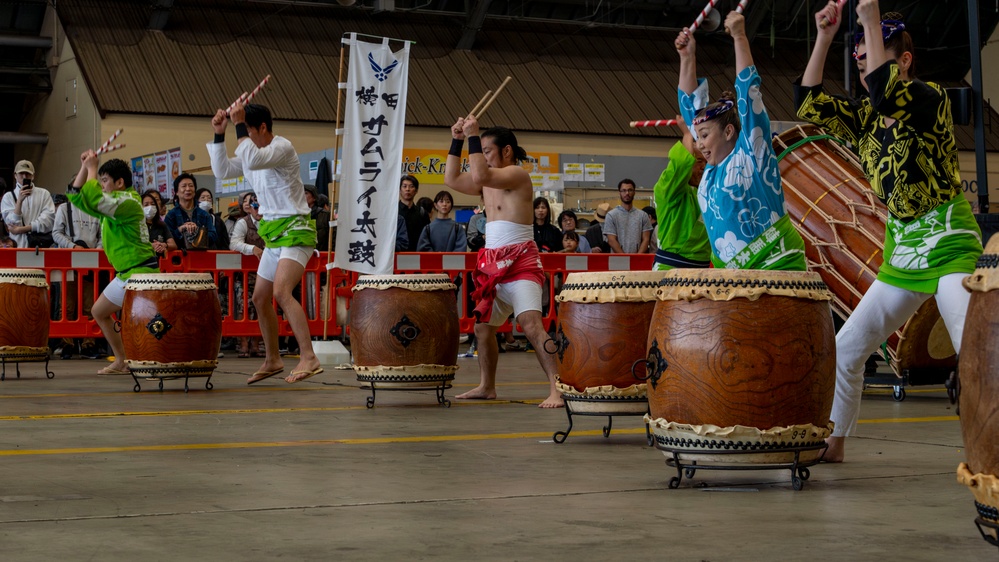 Yokota Samurai &amp; Hachioji Jinba Taiko Friendship Festival 2025 Performance