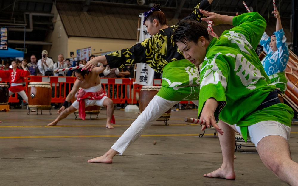 Yokota Samurai &amp; Hachioji Jinba Taiko Friendship Festival 2025 Performance