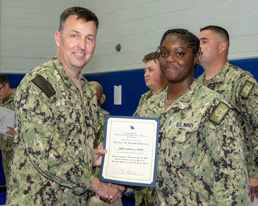 NSA Souda Bay Awards at Quarters May 2025