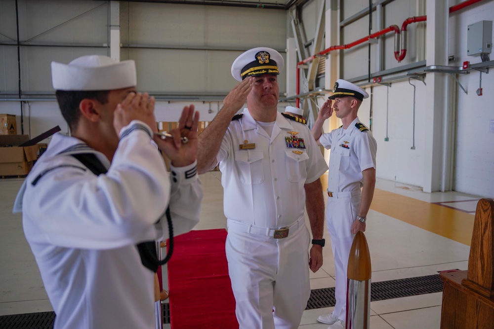 Patrol Squadron 5 Holds a Change of Command