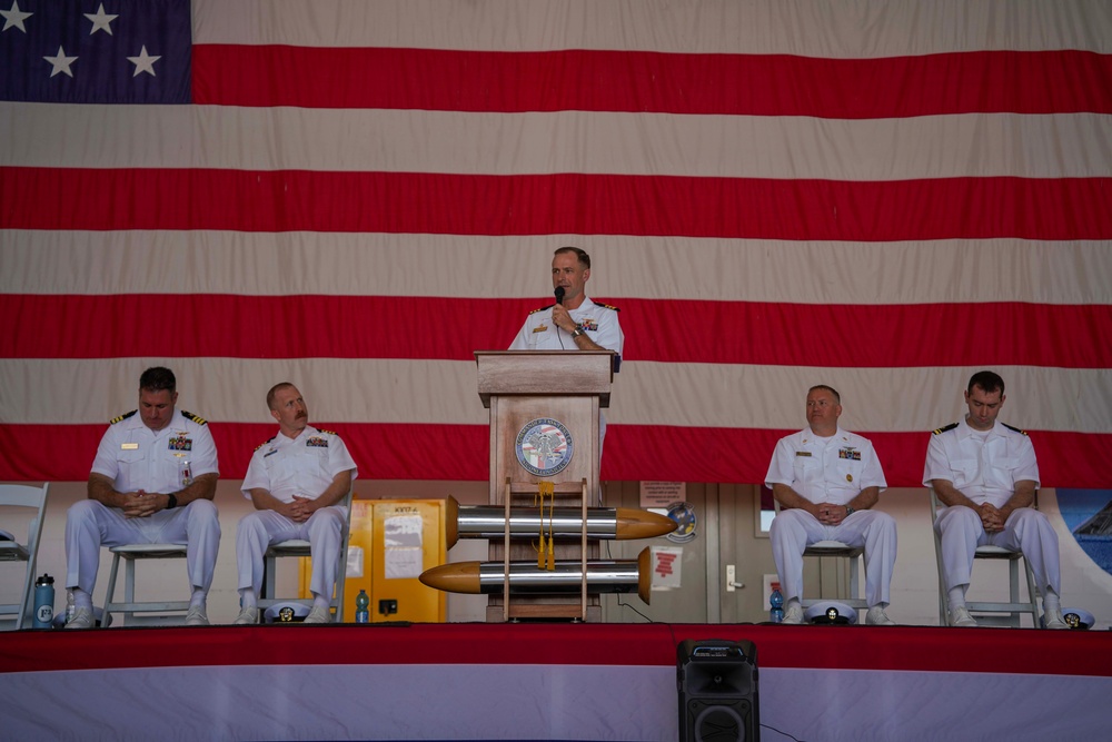 Patrol Squadron 5 Holds a Change of Command