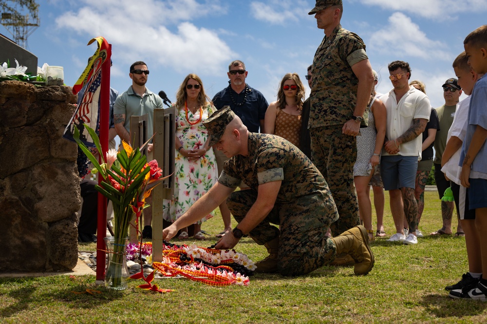 Memorial Service Held at MCTAB to Commemorate 2015 Osprey Crash