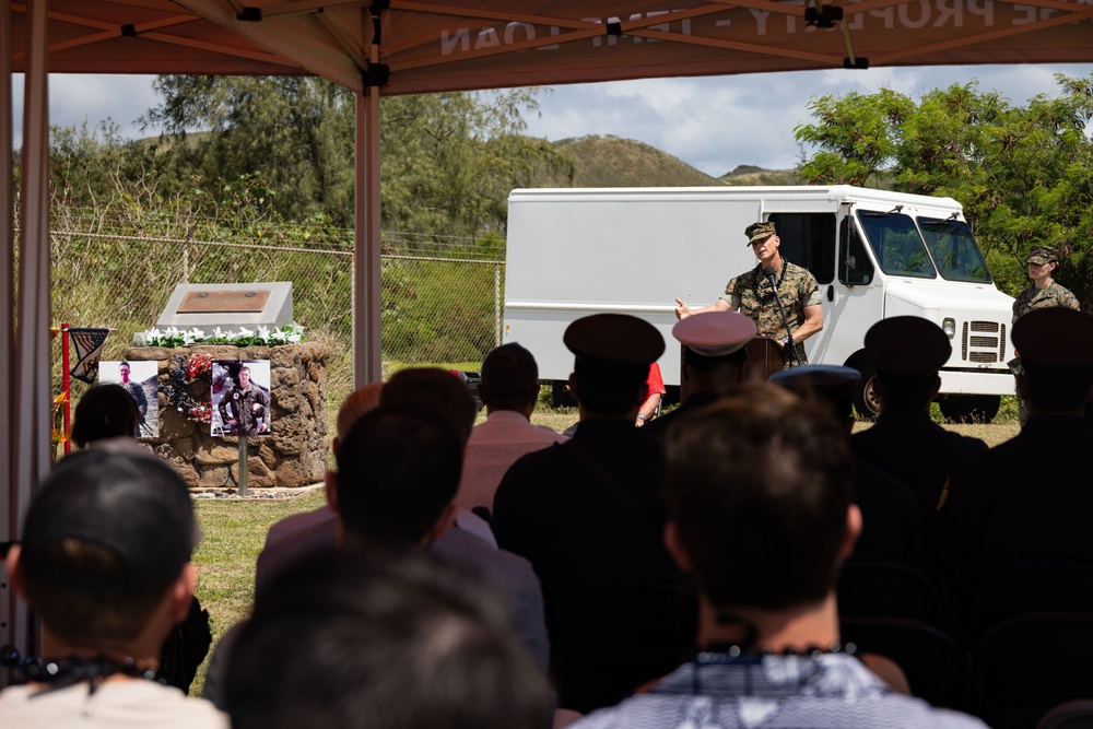 Memorial Service Held at MCTAB to Commemorate 2015 Osprey Crash