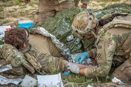 2-7th Infantry Regiment Conducts Point-to-Point Blood Transfusion During Combined Resolve 25-2