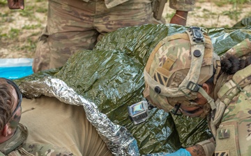 1-501st Aviation and 2-7th Infantry Conduct Point-to-Point Blood Transfusions During Combined Resolve 25-2