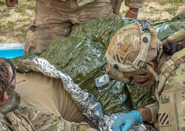 1-501st Aviation and 2-7th Infantry Conduct Point-to-Point Blood Transfusions During Combined Resolve 25-2