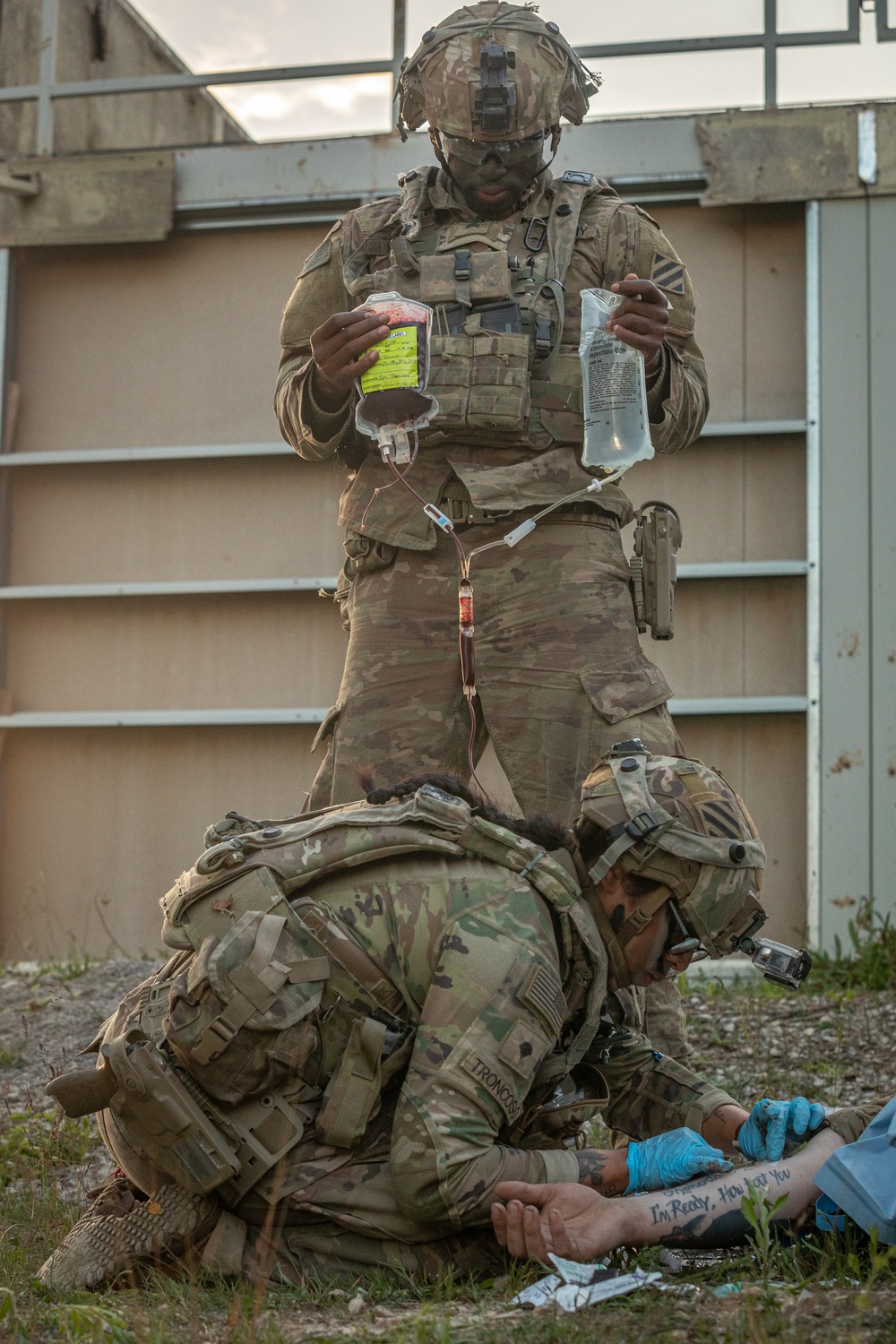 2-7th Infantry Regiment Conducts Point-to-Point Blood Transfusion During Combined Resolve 25-2