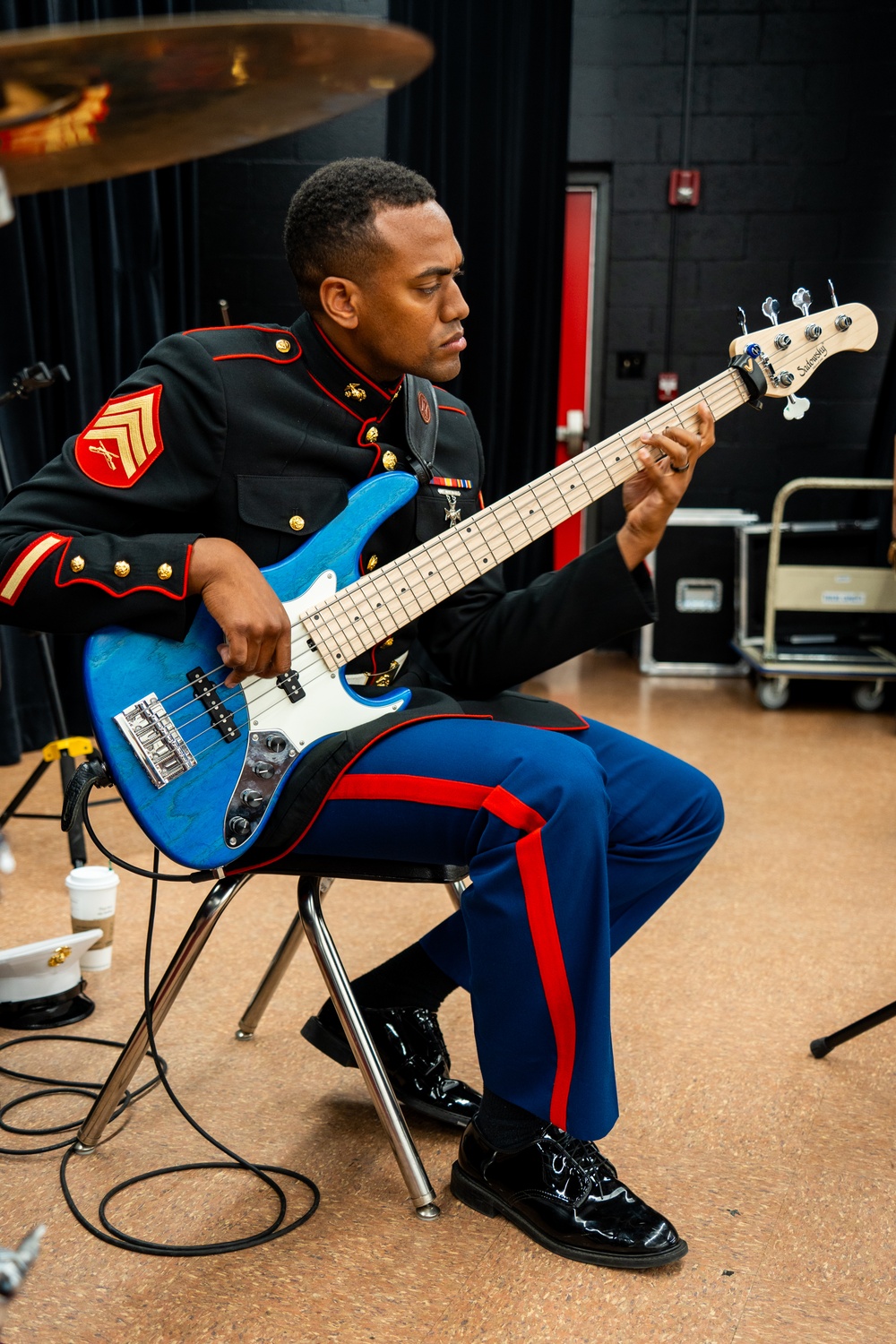 Los Angeles Fleet Week 2025: 3rd MAW Band Visits Savanna High School