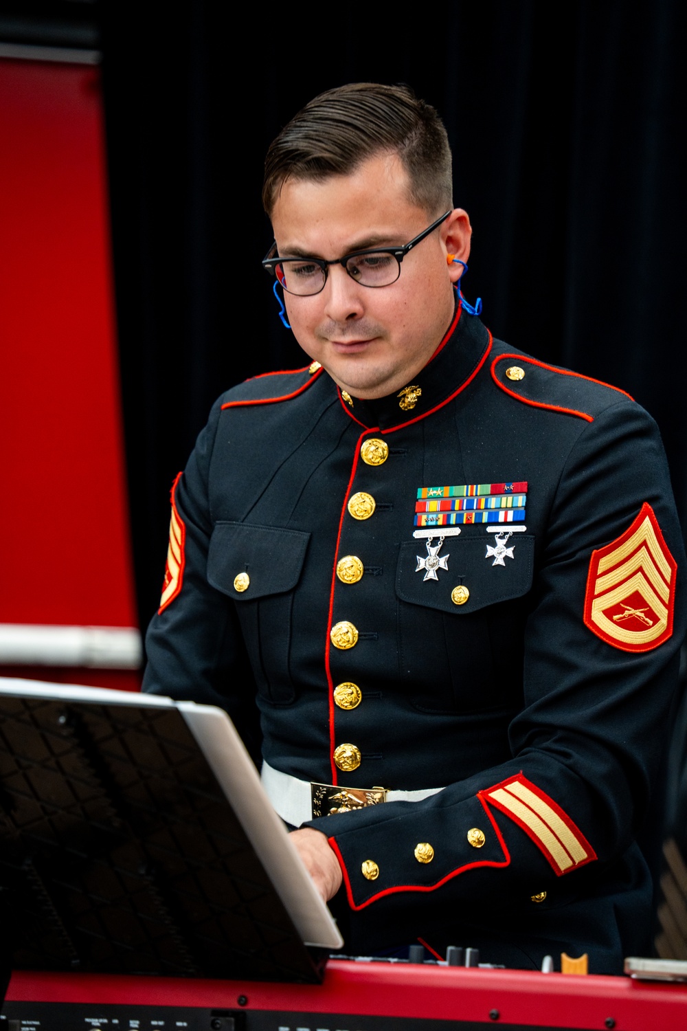 LAFW 25: 3rd MAW Band Visits Savanna High School