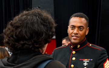 LAFW 25: 3rd MAW Band Visits Savanna High School