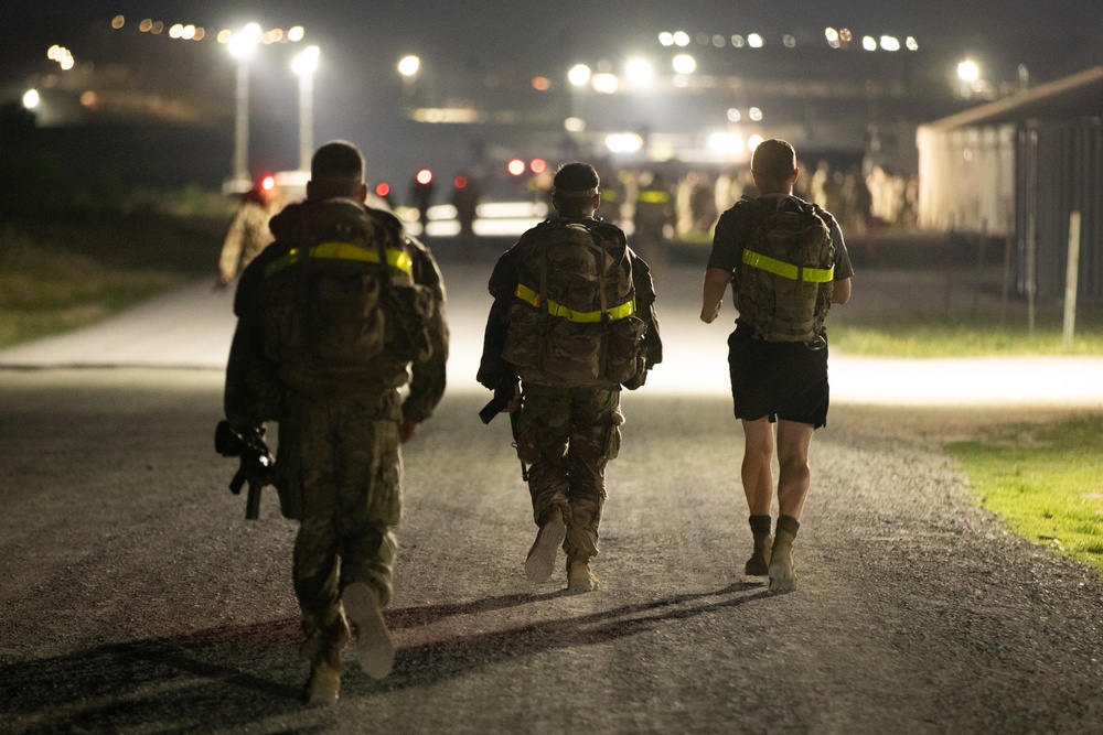 101st Airborne Division (Air Assault) Conducts Air Assault School In Romania - 12 Mile Ruck March
