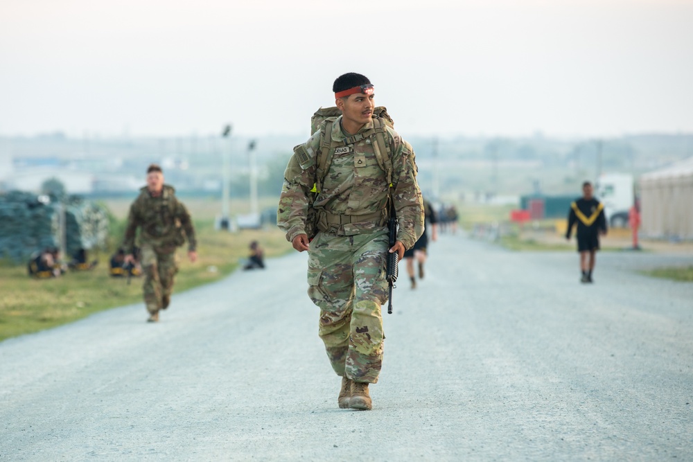 101st Airborne Division (Air Assault) Conducts Air Assault School In Romania - 12 Mile Ruck March