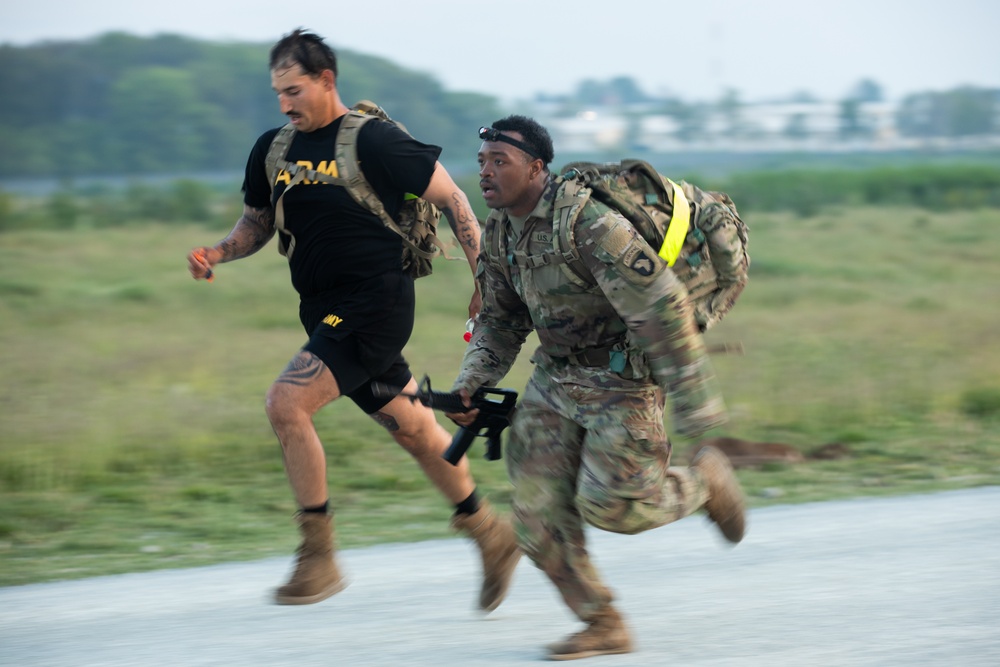 101st Airborne Division (Air Assault) Conducts Air Assault School In Romania - 12 Mile Ruck March
