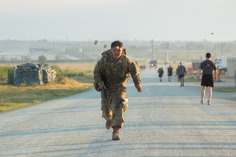 101st Airborne Division (Air Assault) Conducts Air Assault School In Romania - 12 Mile Ruck March