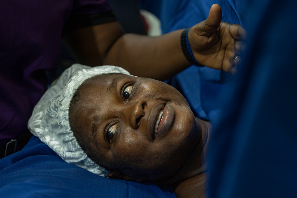 US, Ghana obstetricians perform a cesarean section during African Lion 2025